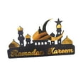 thumbnail image 4 of Lipstore Ramadan Kareem Calendar Desktop Decoration Lightweight Mosque and Moon Shape Golden Large, 4 of 8