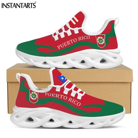 

Puerto rico Flag Print Women Cool Sneakers Lightweight Soft Mesh Swing Shoes Femme Comfortable Walk Footwear 2024