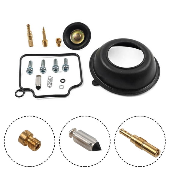 NS 1 Set Carburetor Rebulid Kits Carb Repair Diaphragm Brass Black & Silver Motorbike for VT750C Shadow Aero 2004-2008
