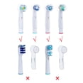thumbnail image 2 of PIX-LINK 4 unidades de cubierta de cepillo de dientes eléctrico para Braun Oral B, cabezal de cepillo de dientes, tapa protectora, polvo, transparente para el hogar, viaje de camping PIX-LINK Cuidado personal pequeños electrodomésticos y accesorios, 2 of 6