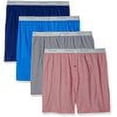 thumbnail image 4 of Fruit of the Loom Men's Beyondsoft Knit Boxer Multipack XX-Large 44-46, Exposed Waistband - Assorted 4 Pack, 4 of 5