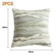 thumbnail image 2 of 2pcs Textured plush quicksand sense color Throw pillow pillow cover sofa cushion cover no core - grey, 2 of 5