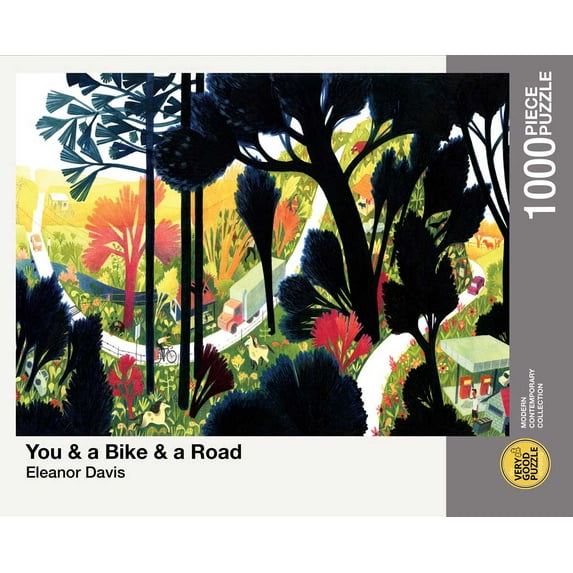 You & a Bike & a Road, a 1000-piece Puzzle by Very Good Puzzle