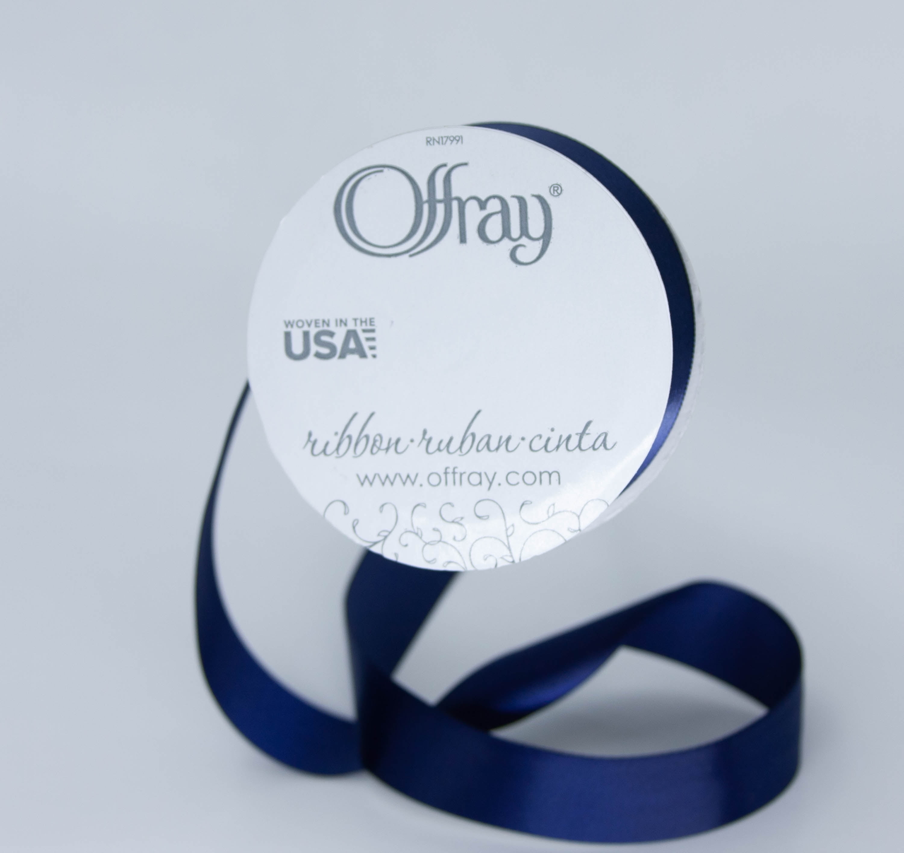 Online shopping for Air Force Ribbon blue ink on 7/8 White single