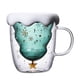 thumbnail image 2 of Vasos de doble pared y té taza de creativo expreso leche agua vasos de cristal para hogar, 2 of 8