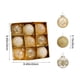 thumbnail image 3 of Juego De Bolas Navideas De Plstico Galvanizado Para Rbol De Navidad, 7, 6 Cm, 9 Unidades, Para Decoracin De Interiores, Color Plateado, UKHBMC, 3 of 6