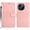 Pink, variant on Flip Wallet Case for Tecno Spark GO 2025 4G with Kickstand & Wrist Strap, Shockproof TPU Inner Pink