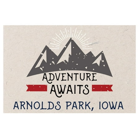 

Arnolds Park Iowa Souvenir 2x3 Inch Fridge Magnet Adventure Awaits Design