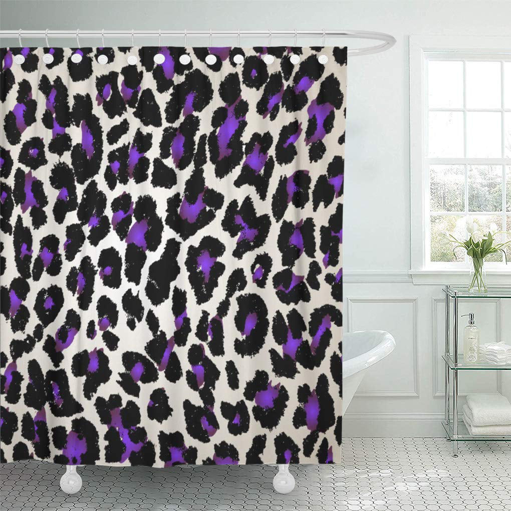 Bright Cheetah Shower Curtain 
