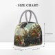 thumbnail image 2 of Balery Floral Rhino With Birds Bolsa de Almuerzo para Mujeres, Caja de Almuerzo, Bolsa de Almuerzo Pequeña Impermeable, Tote de Almuerzo Reutilizable con Gran Capacidad, 2 of 6