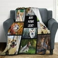 thumbnail image 3 of Custom Blanket with Pictures Christmas Personalized Blankets and Throws Birthday Xmas Gift for Dad Mom Friend Family Photo Blanket A Blankets, 3 of 5
