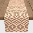 thumbnail image 3 of Creative Products Ikat Pattern Orange 16x90 Poly Twill Table Runner, 3 of 3