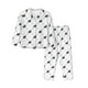 thumbnail image 1 of Balery Black Rabbit Conjunto de Pijama con Estampado para Mujer, Conjunto de Dos Piezas con Manga Larga, Ropa de Dormir Suave con Bolsillos, Pijamas Cómodos-Small, 1 of 7