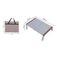 thumbnail image 2 of LOVIVER Portable Folding Camping Table Adjustable Desk for Backyard Hiking Picnic Beach, 2 of 7