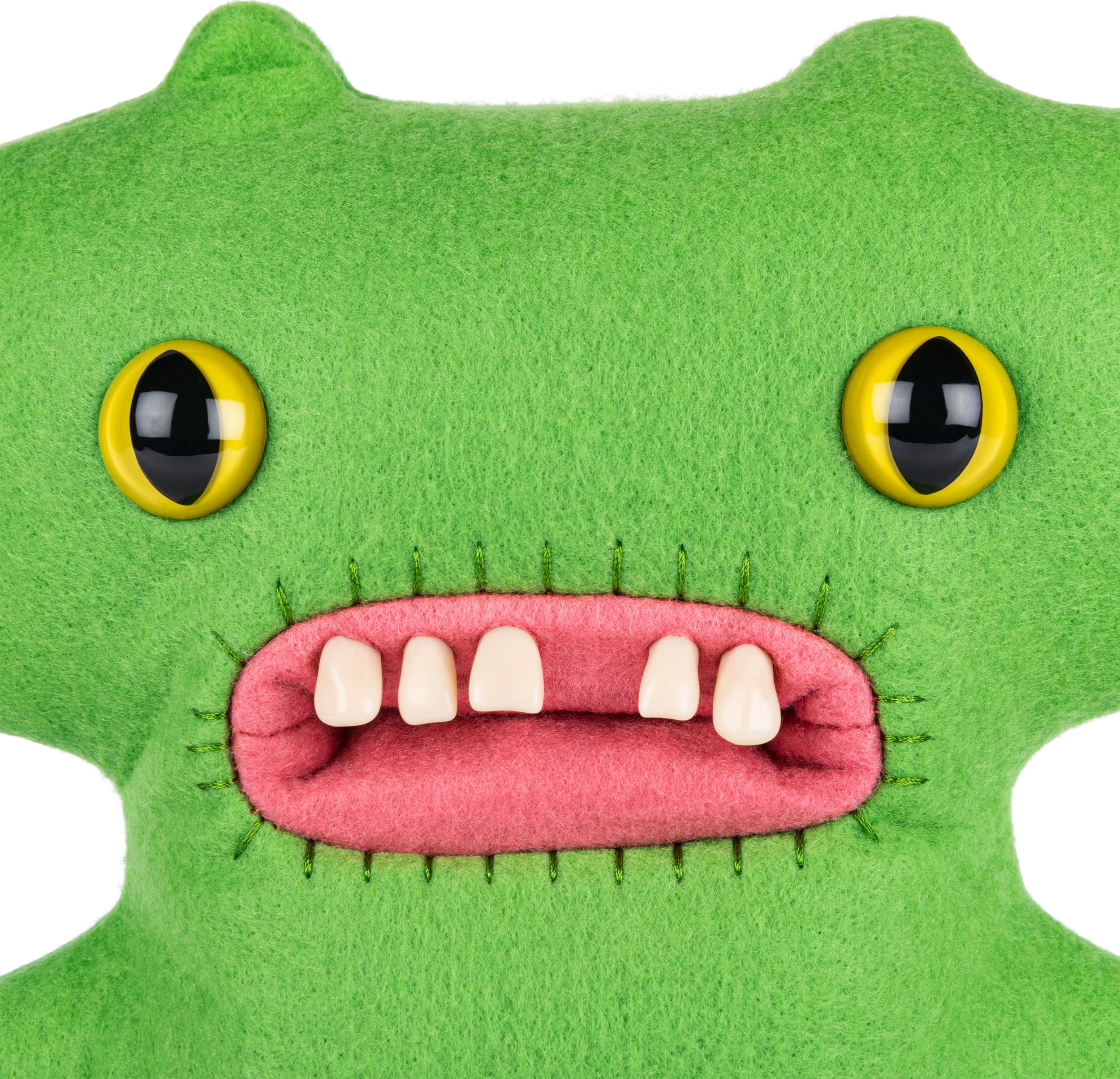 Fuggler, Funny Ugly Monster, 9 Inch Gap-Tooth McGoo (Green) Plush Creature  with Teeth, for Ages 4 and Up 