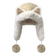 thumbnail image 2 of Gorro con orejas de animal para mujer, protección auditiva para escalada, compras, ciclismo y esquí. Caqui, 2 of 9