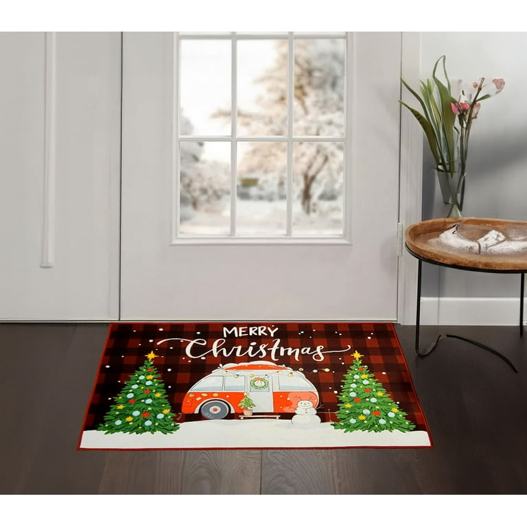 117×213 \"Chiristmas holly\" ViNTAGE RUG 117×213 