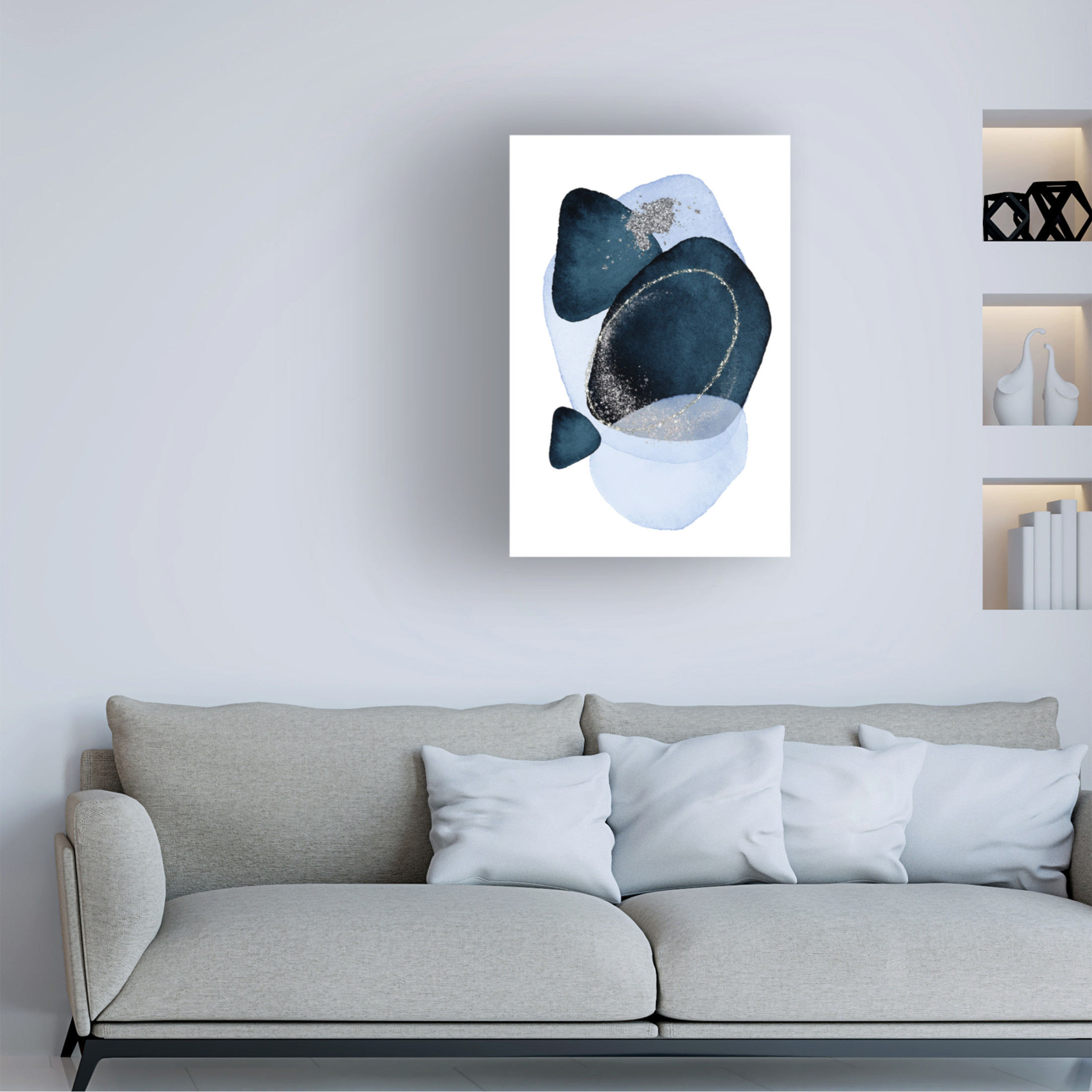 Trademark Fine Art Sally Ann Moss Arctic Ice 3 Canvas Wall Art