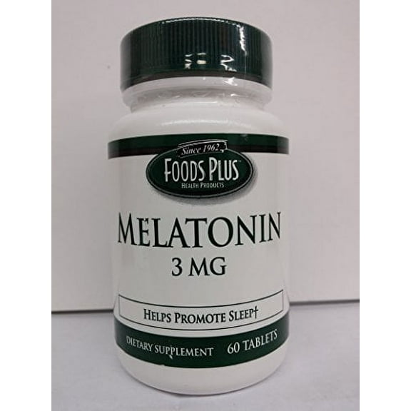 Food Plus Melatonin 3 Mg 60 Tabs
