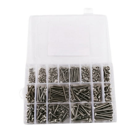 

380Pcs M3 M5 304 Stainless Steel Pan Head Round Head Tapping Screw