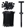thumbnail image 1 of Hebillas para bridas Daximo, 100 piezas, nylon resistente a los rayos UV, 1 of 7