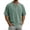 Green-01, variant on Men's Henley T-Shirt Short Sleeve Ribbed Knit Casual Button Stretch Comfy Tee Daily Tops