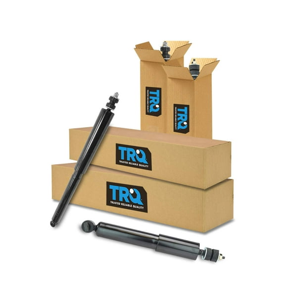 TRQ Shock Absorber Front Rear Kit Set 4pc for 97-04 Ford F150 2WD Pickup Truck SBA60317 Fits select: 2004 FORD F-150 HERITAGE