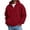 Wine#120927UU, variant on Hearthz Mens Zipper Hoodie Green Long Sleeve Drop Shoulder Men's Sweatshirts Oversized Y2k Trendy Streetwear Zipper Hooded Sweatshirt Men