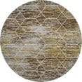thumbnail image 2 of Addison Rugs Mayfield Premium Machine Washable Transitional Geometric Brown Round Rug, 8' x 8', 2 of 6
