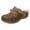 Brown, variant on Sandals Women Dressy Summer Comfortable Wedg𝖾 Closed Toe 𝖲lip-on Slippers Solid Round Toe Hollow Breathable Soft Toe Slides Sandal Outdoor Casual Shoes