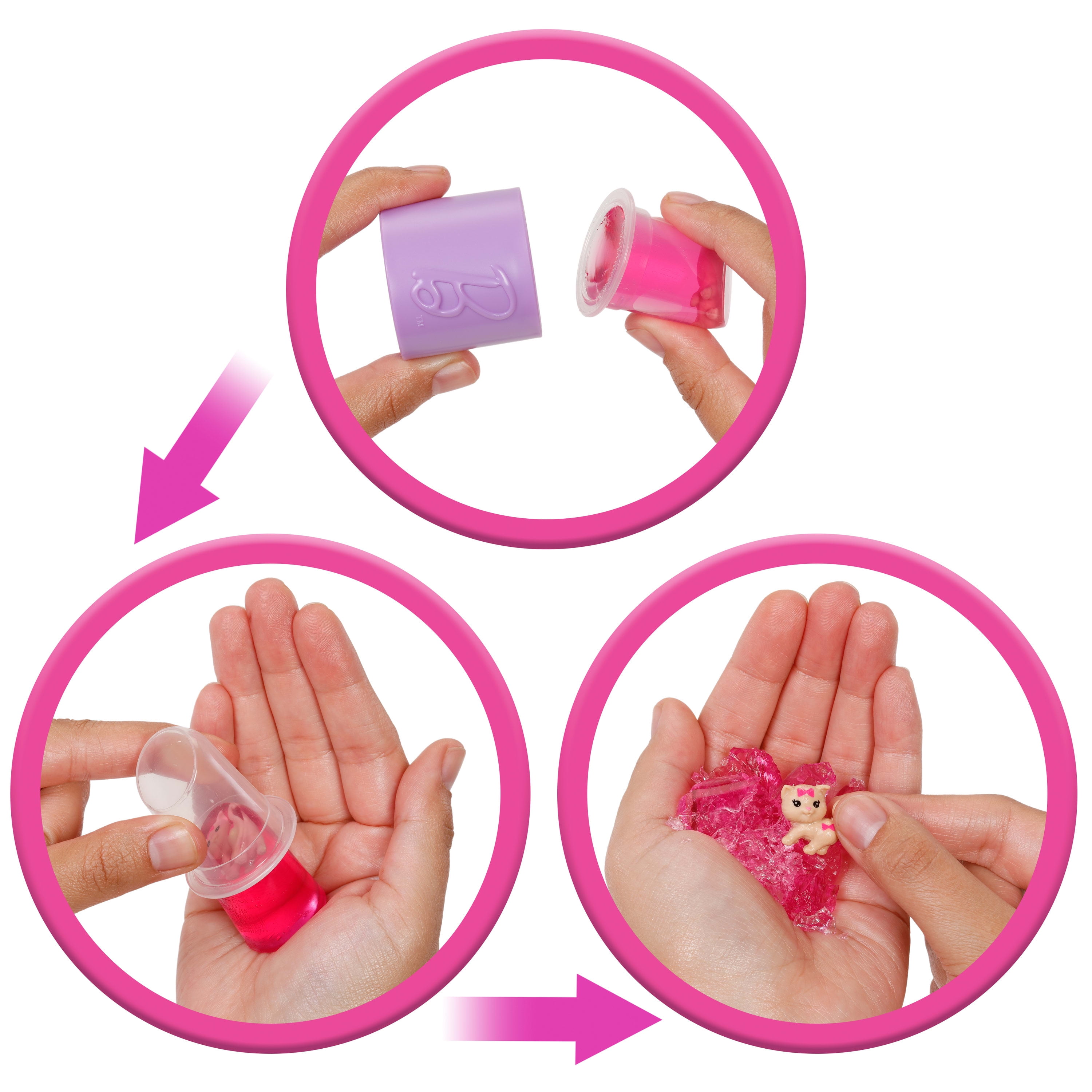 Barbie Party Unboxed Glam Party Series Pink Sparkle Doll & Accessories with 10 Surprises