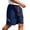 (Casual 127)Navy, variant on Mens Casual Shorts Fashion Breeches Sports Elastic Waist Drawstring Pocket Summer Solid Color Short Pants