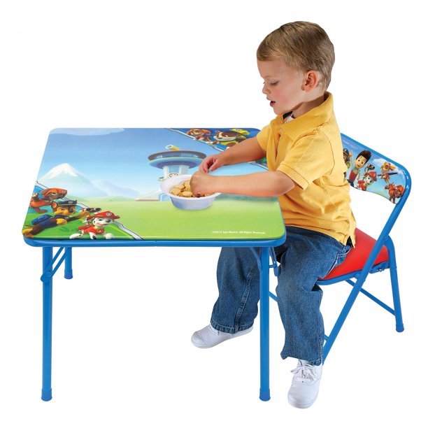 PAW PATROL JR. ACTIVITY TABLE SET W/1 CHAIR
