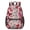 Butterfly and Red, variant on Butterfly and Multicolor Teal Pattern 17" School Backpacks for Teens,Waterproof Oxford Fabric,S-Shape Padded Straps for School,Travel,Hiking,Camping