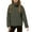 #03Army Green, variant on Drmagiyhm Girls Fleece Jacket Fall Winter Fleece Zipper Jacket Lightweight Outerwears Fuzzy Fleece Zipper Jacket Cozy Winter Coat Coffee 4-5 Years
