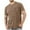 #Coffee, variant on DPTALR Men's Casual Basic Crew Neck T-Shirt Short Sleeve with Pocket,Army Green,Big and Tall Man L