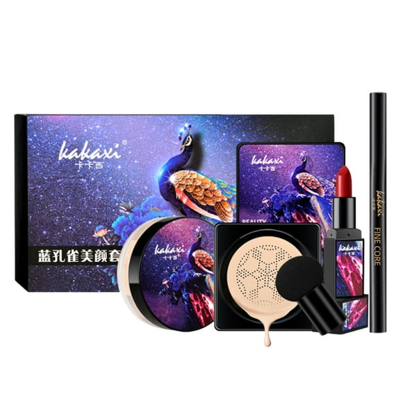 Cushion Liquid Foundation Natural Ingredients Make Up Kit