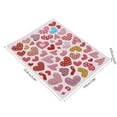 thumbnail image 2 of SUNRI 10 Sheets Heart Stickers Love Decorative Sticker Kids Envelopes Cards Craft Scrapbooking Party Favors Prize Class Rewards Award Praise, 2 of 20