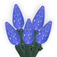 thumbnail image 1 of Vickerman X4G8102 Vickerman 100 Blue C6 LED Light on Green Wire 34' Christmas Light Strand, 1 of 1