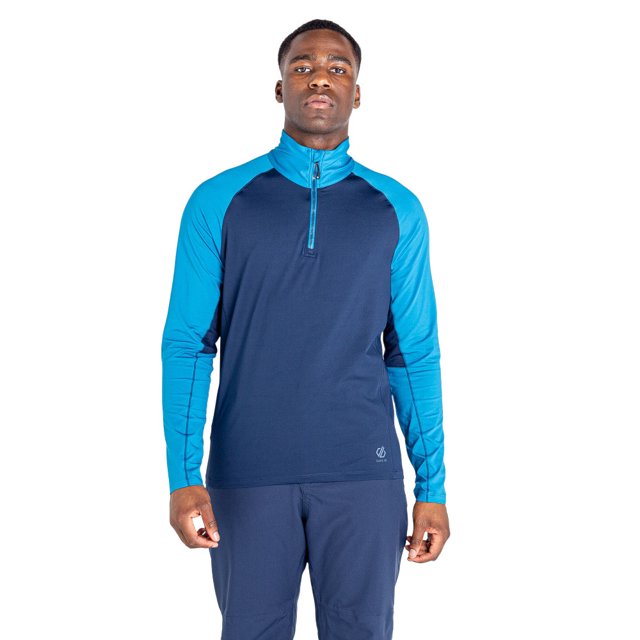 Dare 2B - Camiseta Térmica Fuser de Núcleo Elástico para Hombre (Marino Anochecer, Azul Metilo Oscuro)