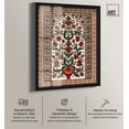 thumbnail image 2 of Royal Floral Mat Shadowbox Print Oriental Wall Decor by Art Remedy, Black Frame, 24 x 30, 2 of 7
