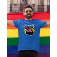 thumbnail image 2 of Live With Pride Banner T-Shirt Men -Smartprints Designs, Male Small, 2 of 4