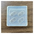 thumbnail image 4 of DIY Various Pill Shape Pendant Resin Keychain Earrings Necklace Pendant Jewelry Charms Silicone Casting Mould for Women, 4 of 7