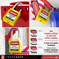thumbnail image 2 of TRADESAFE Lockout Tagout Locks Set - 7 Yellow Loto Locks, Lockout Locks Keyed Different, 2 Keys Per Lock, OSHA Compliant Lock Out Tag Out Padlocks, S, 2 of 9