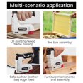 thumbnail image 4 of Electric Staple Gun, 3.7V Rechargeable Cordless Stapler 2.0Ah Battery Powered Stapler with 2,000 Staples and Nails for Home Use, Wood, Upholstery, DIY, 4 of 9