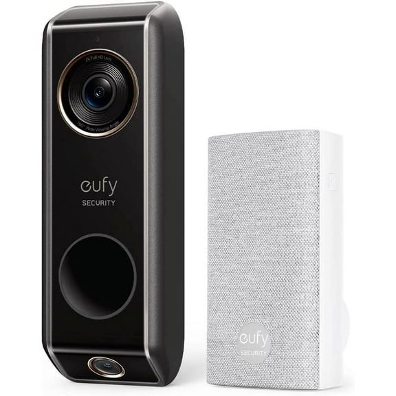 eufy Security Video Doorbell (Wired) S330 with Chime, Dual Cam, Delivery Guard