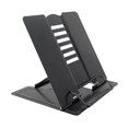 thumbnail image 2 of SHAR 6 Tier Adjustable Black Metal Folding Shelf for Kitchen, Study, Office, School Papers, 2 of 4
