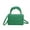 Green, variant on Artificial leather new handbag for daily travel One-shoulder messenger bag-black