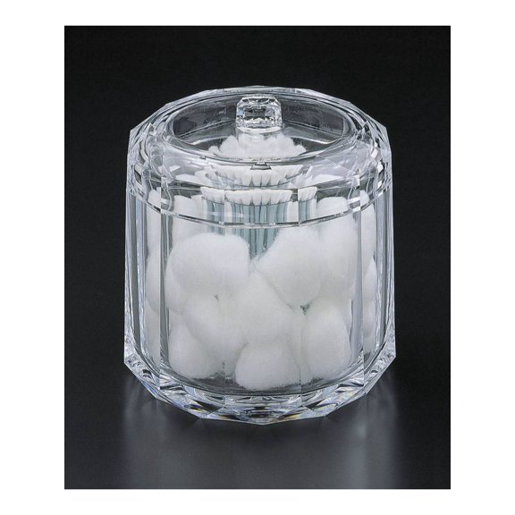 Huang Acrylic Cotton Ball & Swab Box (4504)