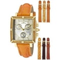 thumbnail image 1 of Invicta Women's 10333 Wildflower Orange Crystal Gold Tone Interchangeable Strap Chronograph Watch, 1 of 4